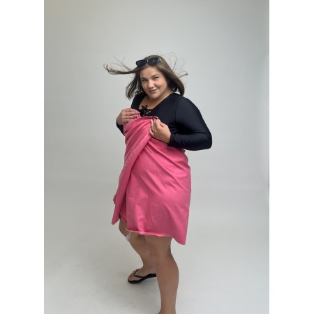 9101 Рушник з мікрофібри пляжний Рожевий ODS